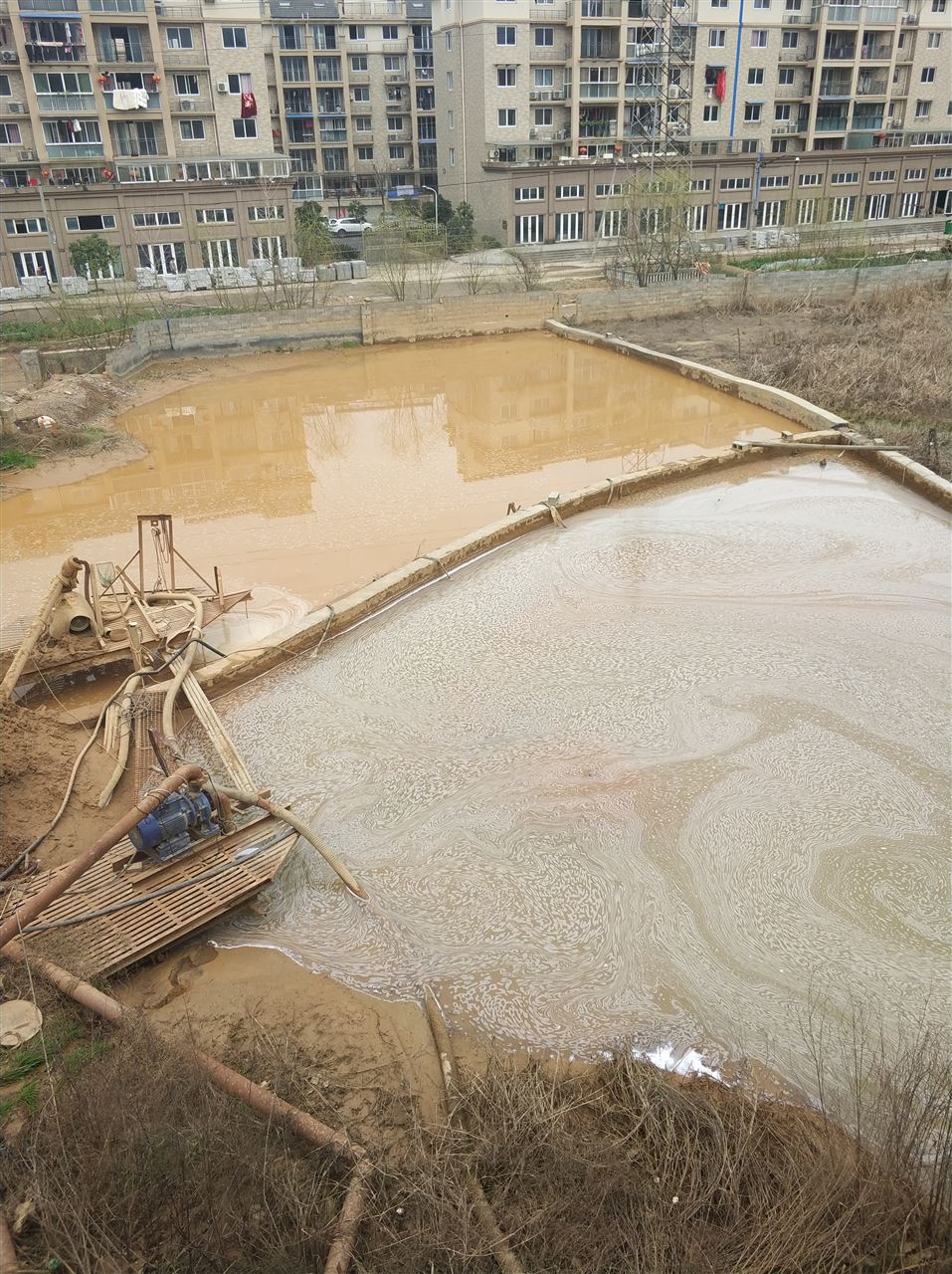 郾城沉淀池淤泥清理-厂区废水池淤泥清淤