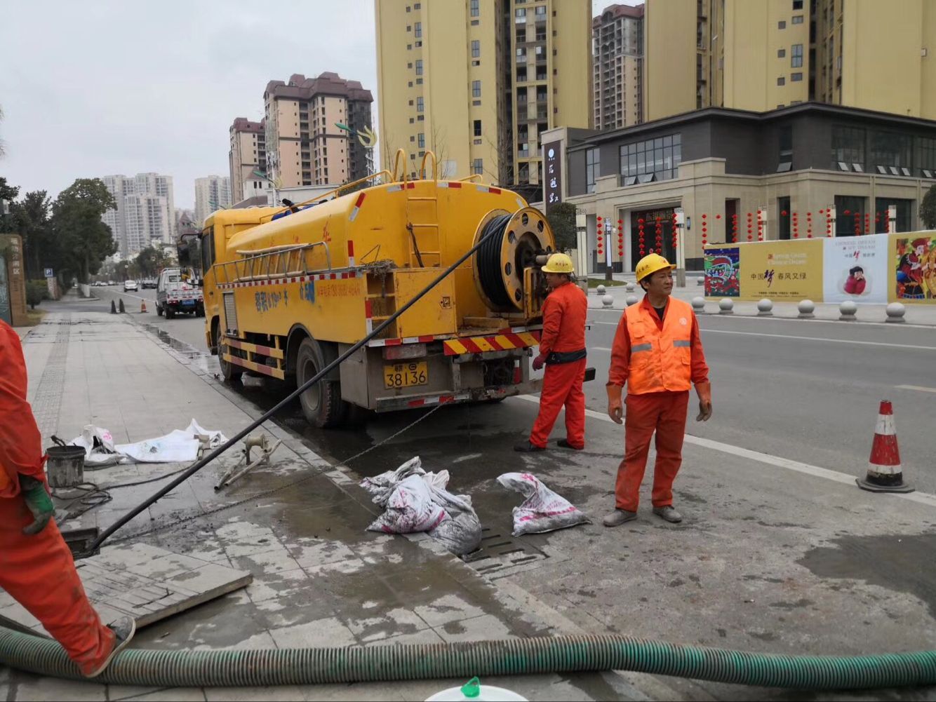 郾城排污管道清淤-管道清洗